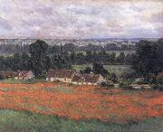 Field of Poppies,Giverny, Claude Monet
